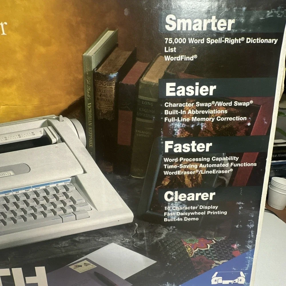 The Display 900 Dictionary Typewriter Vintage Smith Corona Compact Tested NA3HH